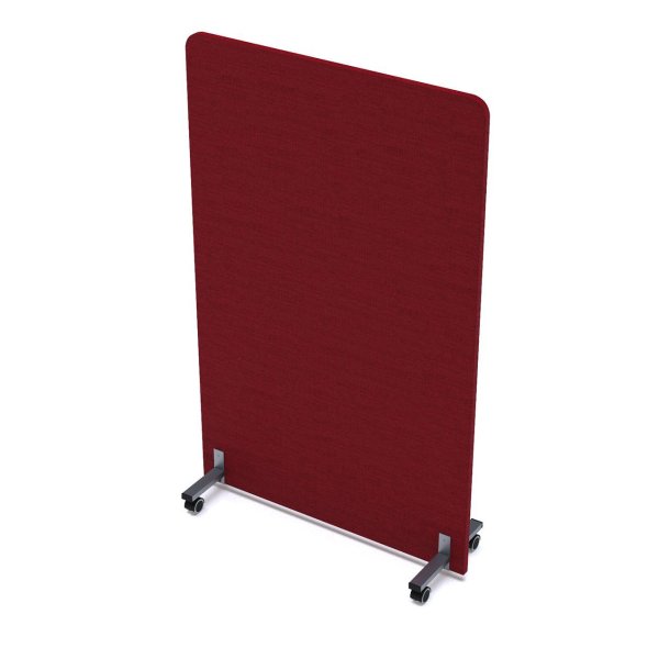 Акустическая мобильная перегородка SOFTOffice 011.МП.1016 1000x377x1600 (Red)
