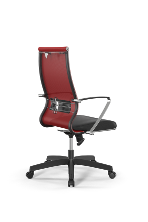 Кресло для руководителя Метта Sit 10 B2-163K - T+Extra /Km00/Wm12/K5cL(M09.B02.G15.W01) (Красный | Черный)