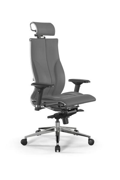 Кресло для руководителя Метта Y 2DM B2-10D - Infinity /Kc06/Nc06/D04P/H2cL-3D(M26.B32.G25.W03) (Серый)