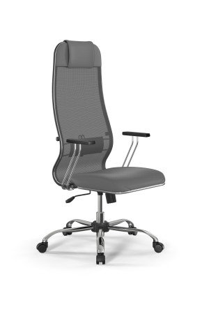 Кресло для руководителя Метта Sit 10 B1-115T - X2+Extra /Um00/Wm12/T1bp-c(M09.B21.G20.W01) (Серый)