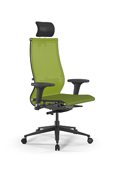 Кресло для руководителя Метта SynchroSit 10 B2-107D - T /Km00/Nb00/D02P/H3mL-2D(M23.B11.G19.W02)