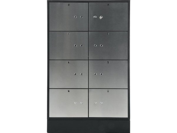 Блок депозитных ячеек VALBERG DB-8S.DGL (Серый/Графит)