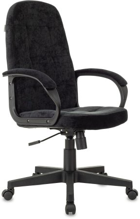 Кресло руководителя CH 002 Fabric черный Light-20 крестов. пластик (Черный)