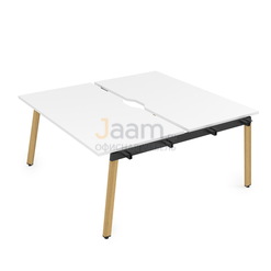 Мебель для персонала Начальный модуль стола БЕНЧ-системы сдвоенные на 2 раб. места Iron Wood 10БДНВ.284