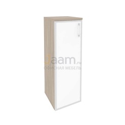 Мебель для персонала Офисный шкаф средний узкий левый O.SU-2.4RW(L)