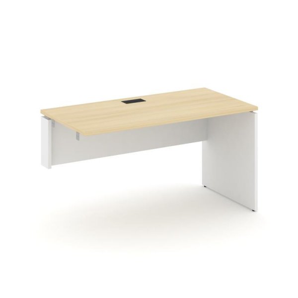 Стол-приставка к опорным элементам SN-D.OPRS-003(L) (1380х600х750) (Акация Лорка/Белый)